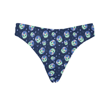 Alien Cat Women's Thongs