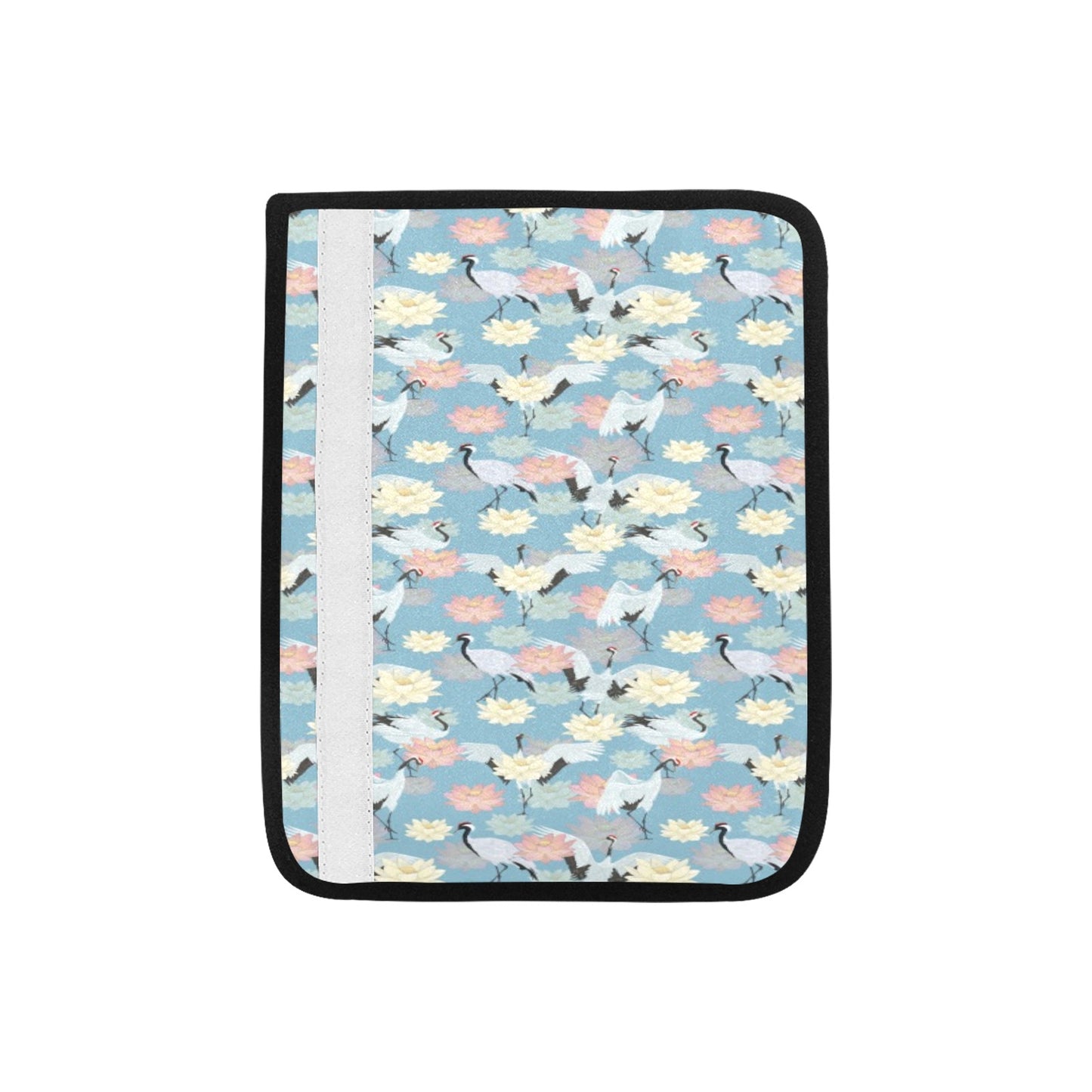 Water Lily Print Design LKS304 Car Seat Belt Cover