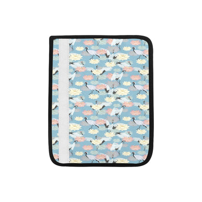 Water Lily Print Design LKS304 Car Seat Belt Cover