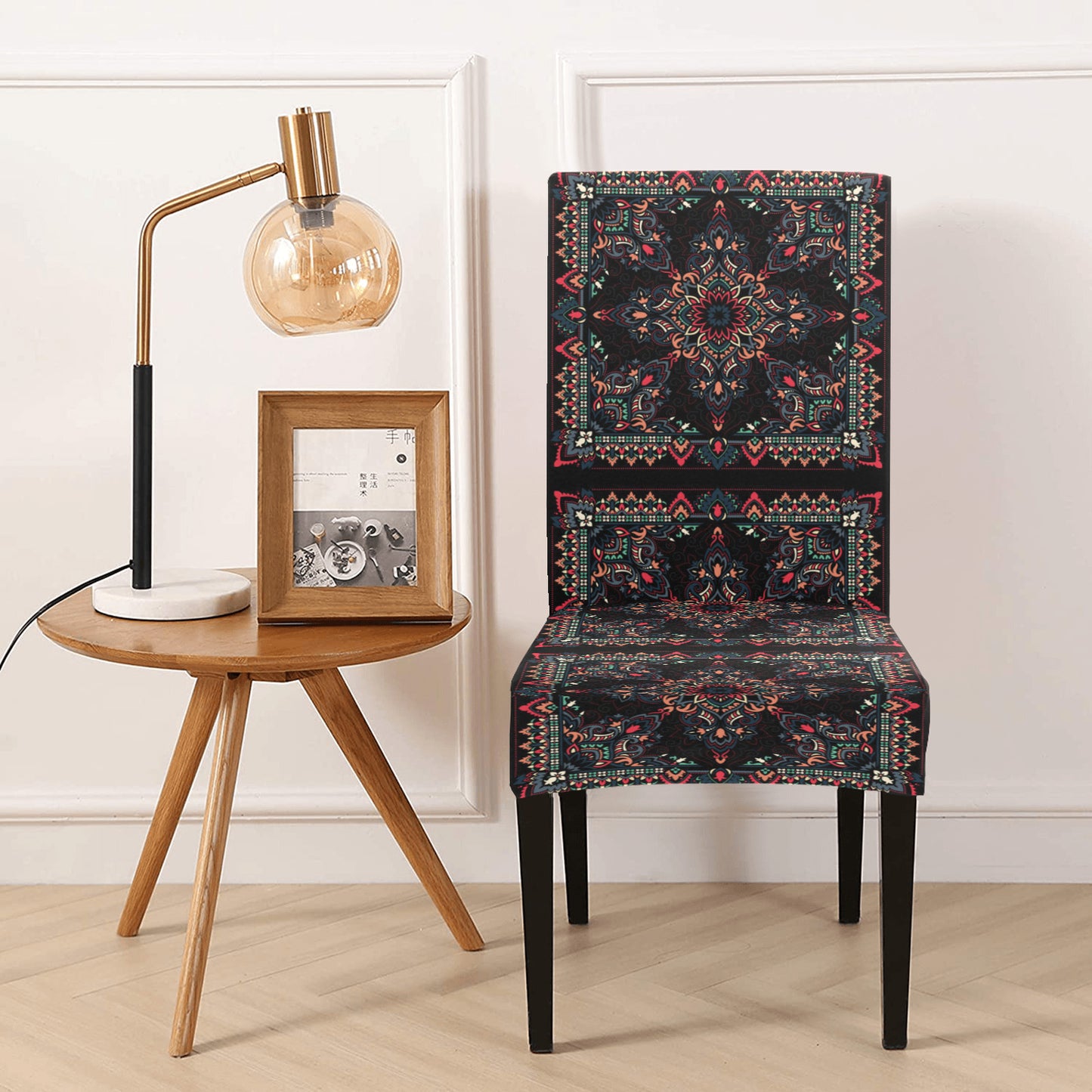 Bandana Print Design LKS307 Dining Chair Slipcover
