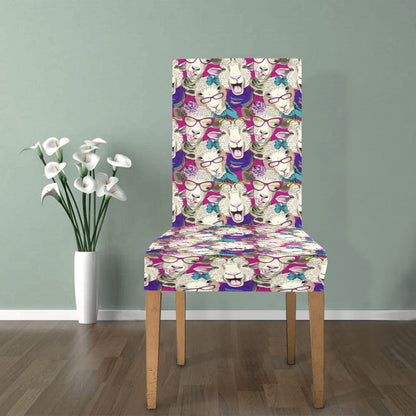 Sheep Print Design LKS403 Dining Chair Slipcover