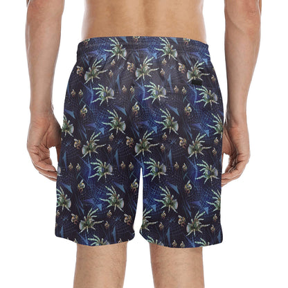 Tarantula Print Design LKS401 Men's Swim Trunks Beach Shorts