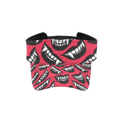 Vampire Lips Print Design LKS305 Unisex Sun Visor