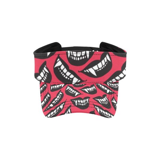 Vampire Lips Print Design LKS305 Unisex Sun Visor
