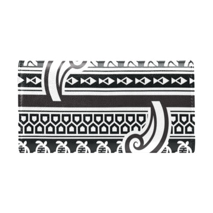 Samoan Style Print Design LKS305 Women's Trifold Wallet