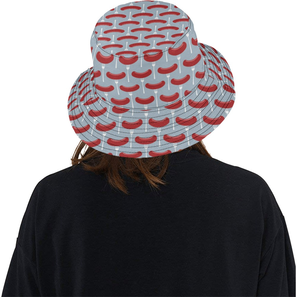 Sausage Print Design LKS301 Unisex Bucket Hat