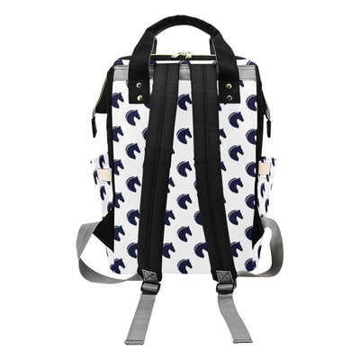 Horse Head Print Design LKS303 Diaper Bag Backpack