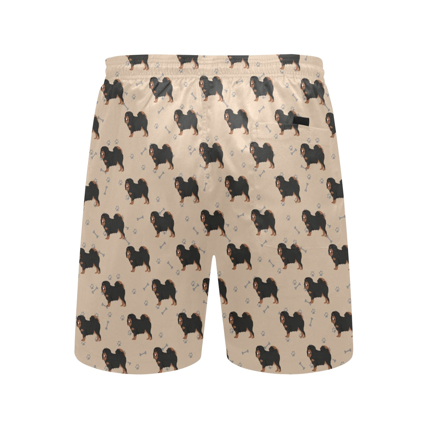 Tibetan Mastiffs Print Design LKS301 Men's Swim Trunks Beach Shorts