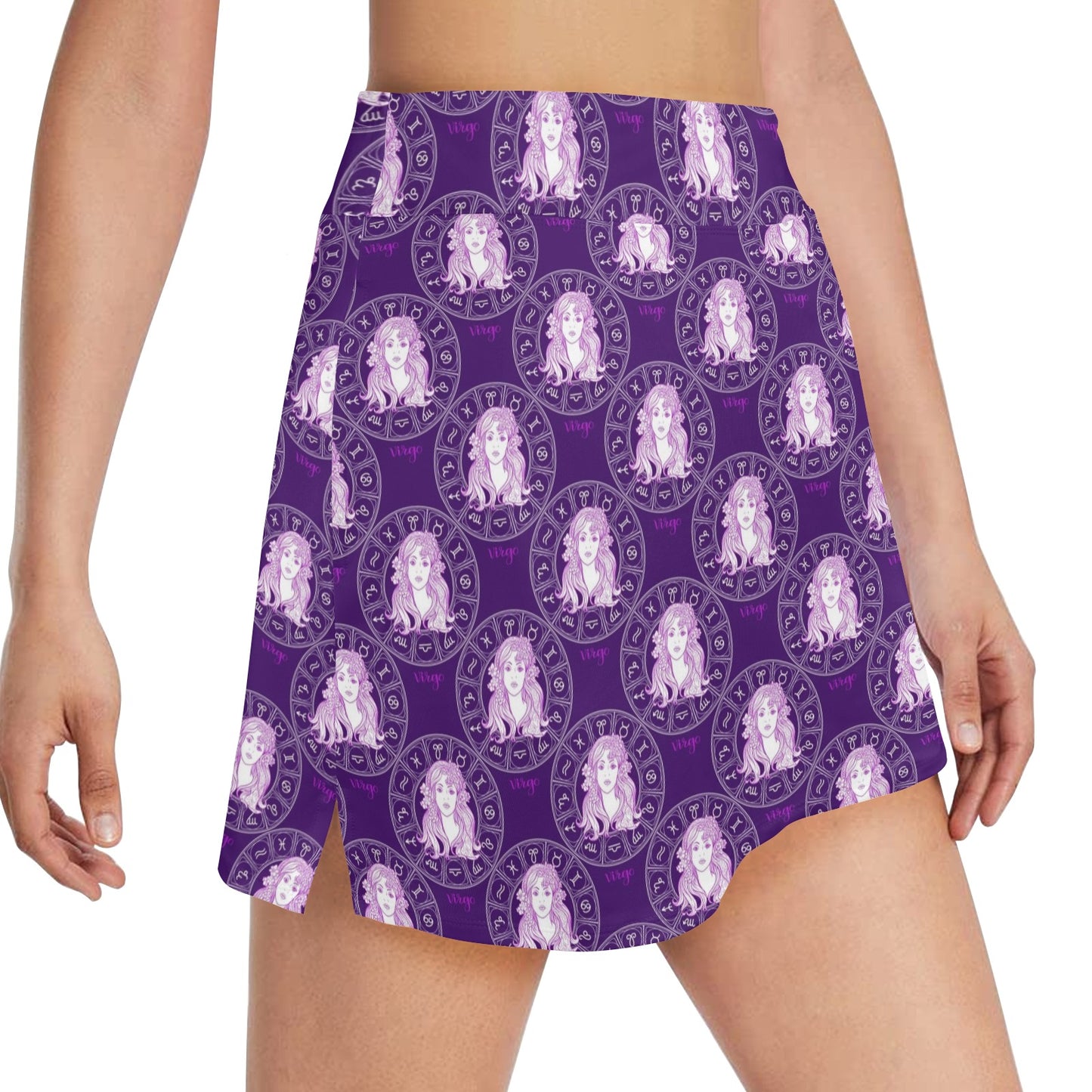 Virgo Print Design LKS301 17" Golf & Pickleball Skort with Pockets
