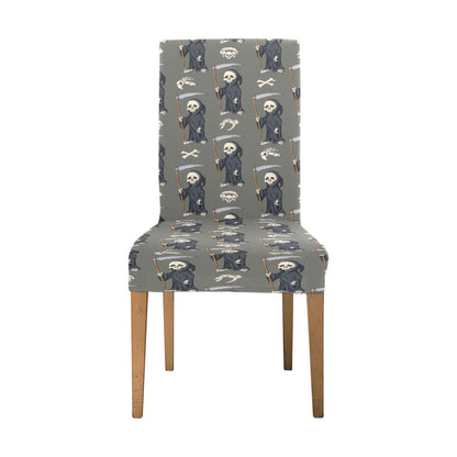 Skeleton Print Design LKS308 Dining Chair Slipcover