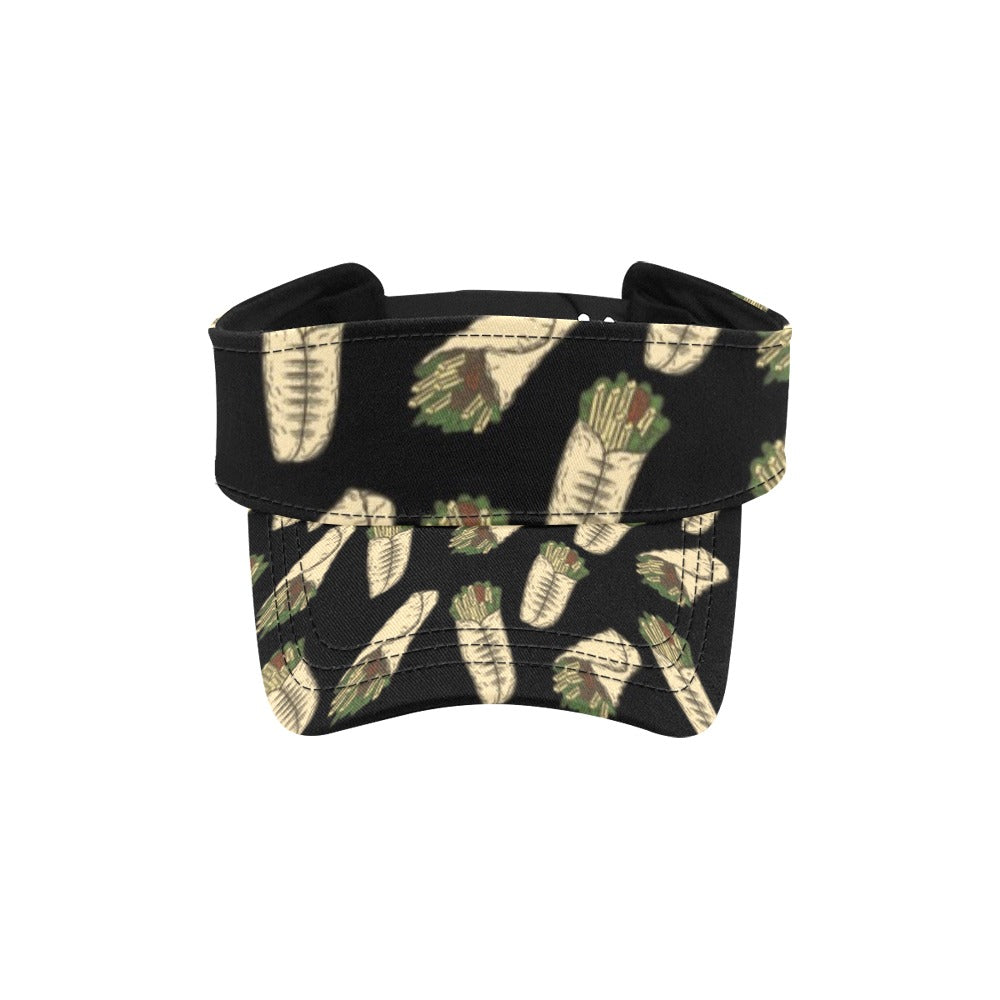 Burrito Print Design LKS303 Unisex Sun Visor