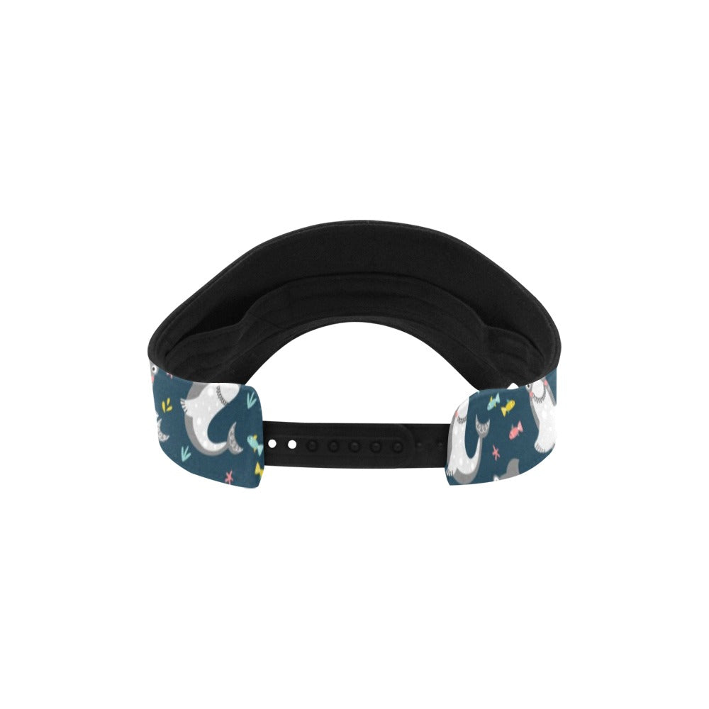 Shark Print Design LKS307 Unisex Sun Visor
