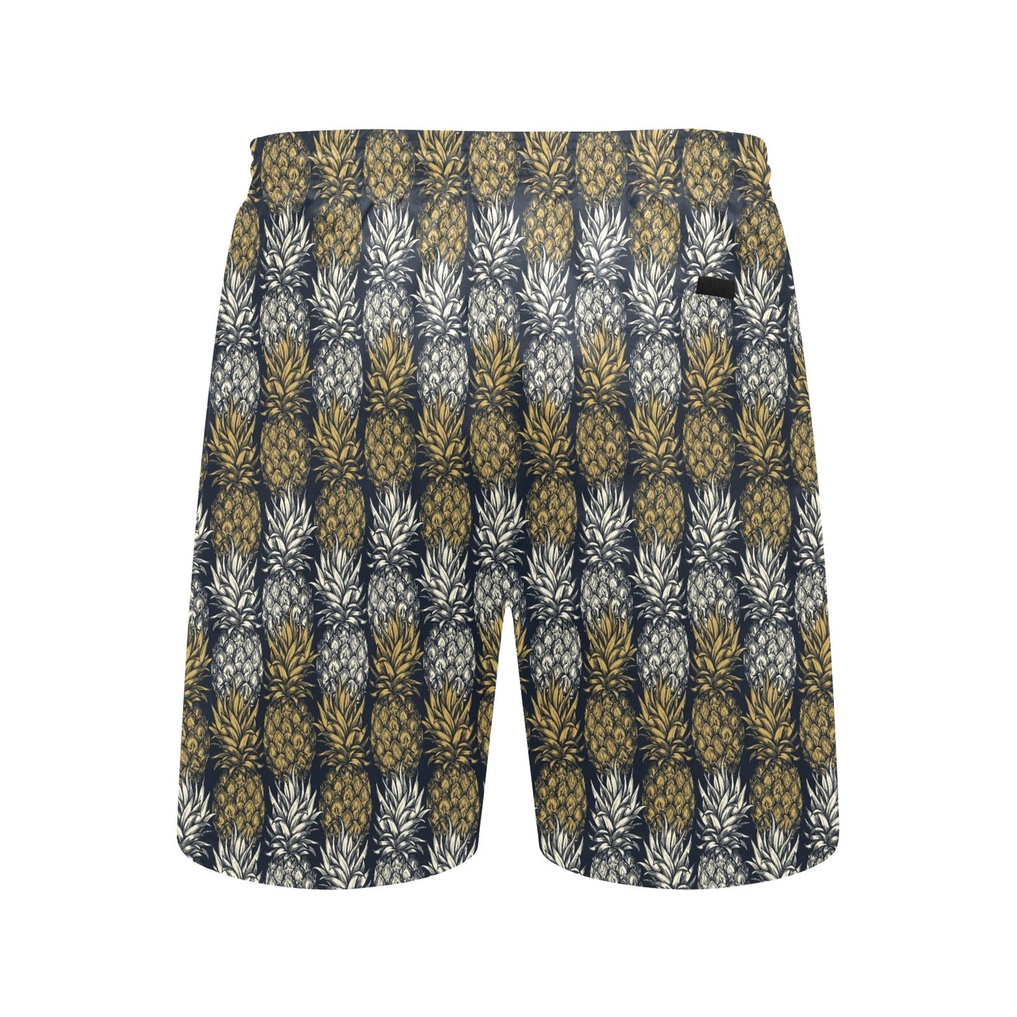 Pineapple Print Design Pattern Men's Swim Trunks Beach Shorts