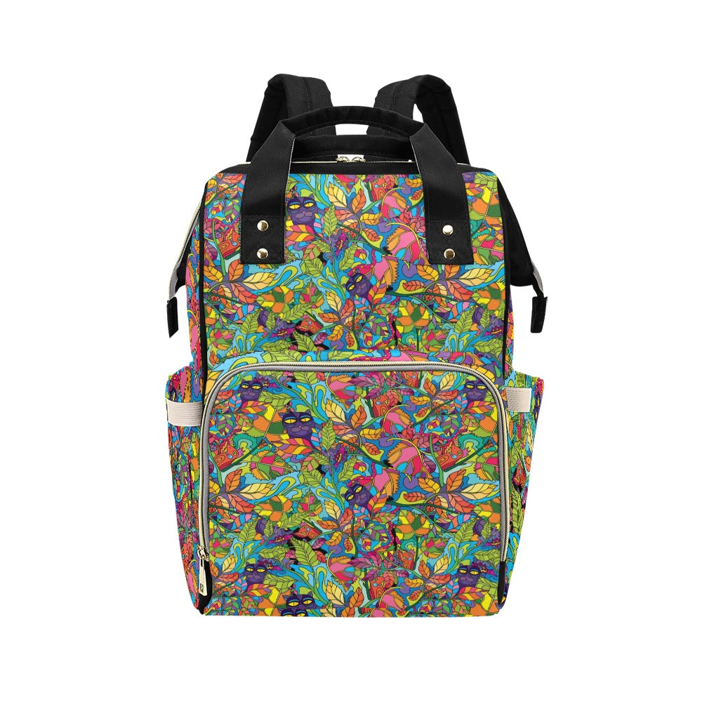 Trippy Print Design LKS301 Diaper Bag Backpack