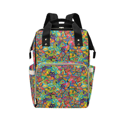 Trippy Print Design LKS301 Diaper Bag Backpack