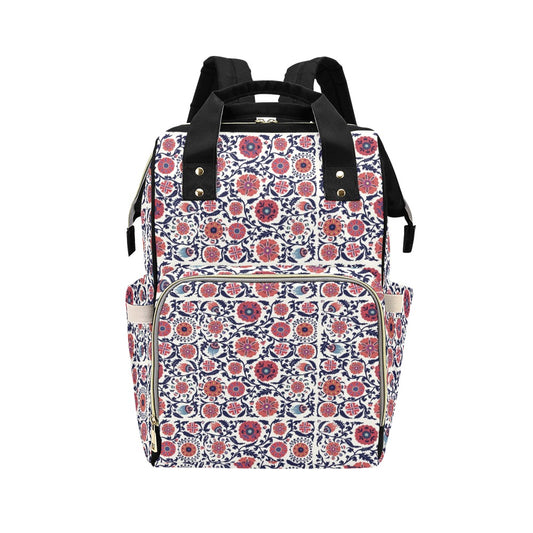 Suzani Print Design LKS304 Diaper Bag Backpack