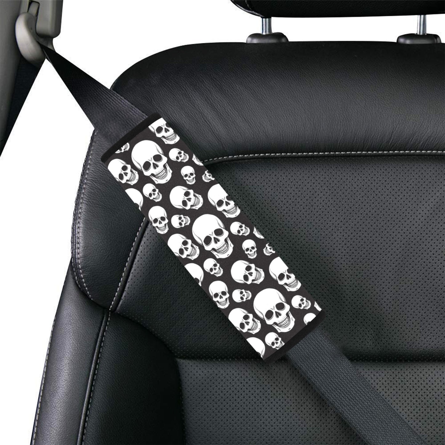 Skull Print Design LKS301 Car Seat Belt Cover