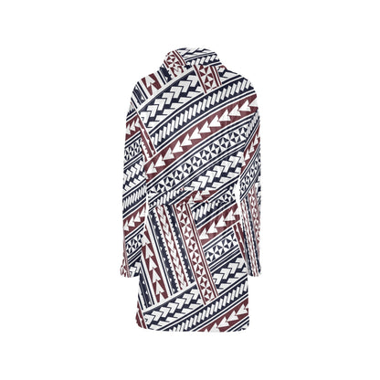Polynesian Tribal line Women's Fleece Robe
