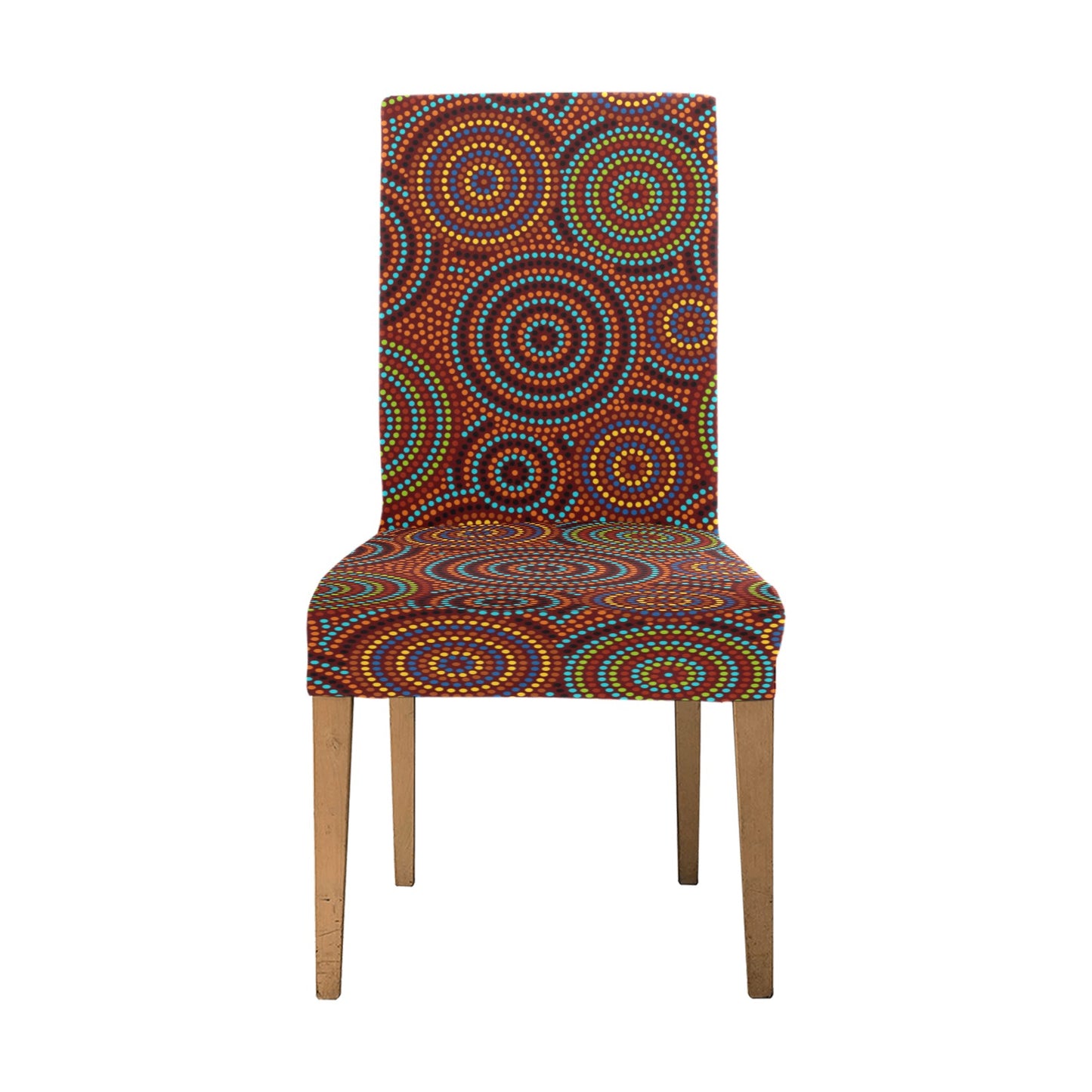 Aboriginal Print Design LKS403 Dining Chair Slipcover