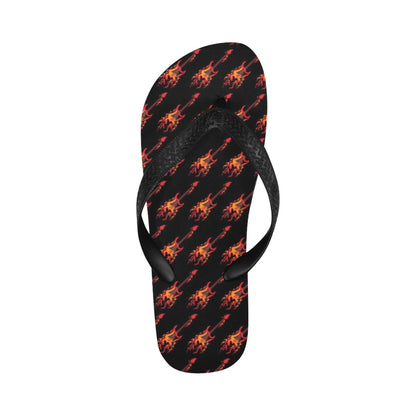 Electric Guitar Print Design LKS406 Flip Flops