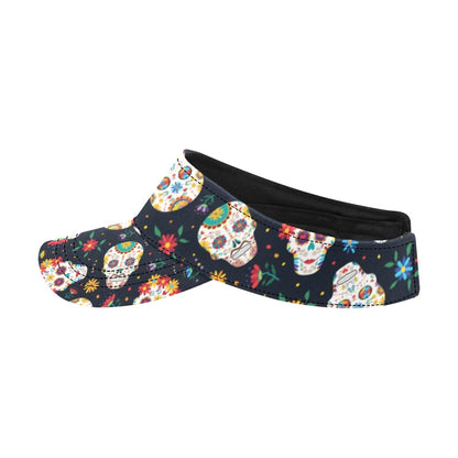 Sugar Skull Print Design LKS305 Unisex Sun Visor