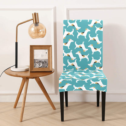 Russell Terriers Print Design LKS301 Dining Chair Slipcover