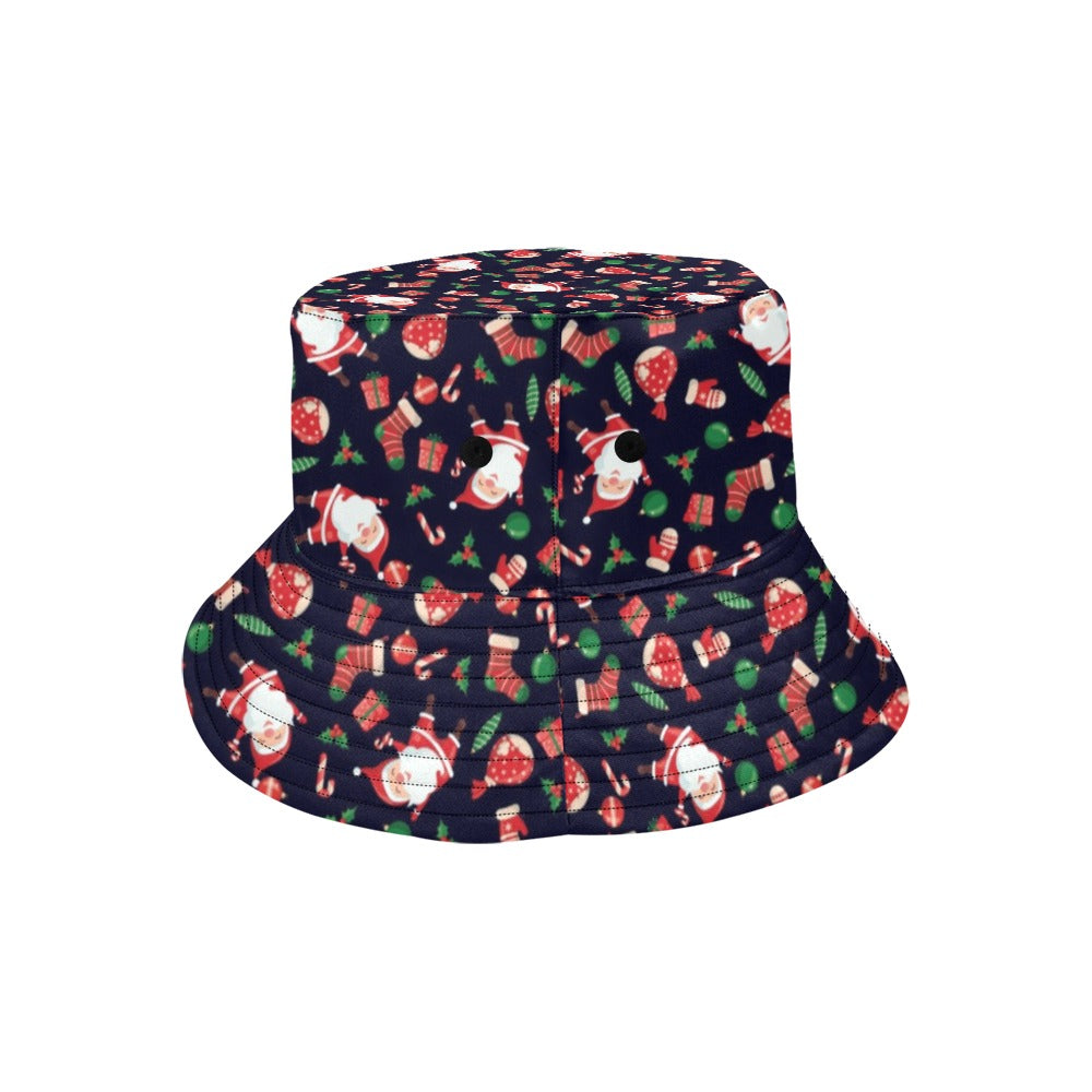 Santa Christmas Themed Print Design LKS304 Unisex Bucket Hat