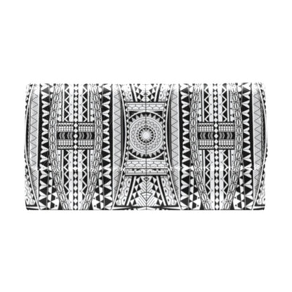 Polynesian Tattoo Design Women's Trifold Wallet