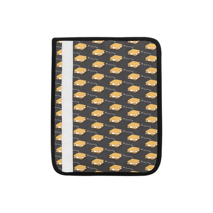 S_Mores Print Design LKS301 Car Seat Belt Cover