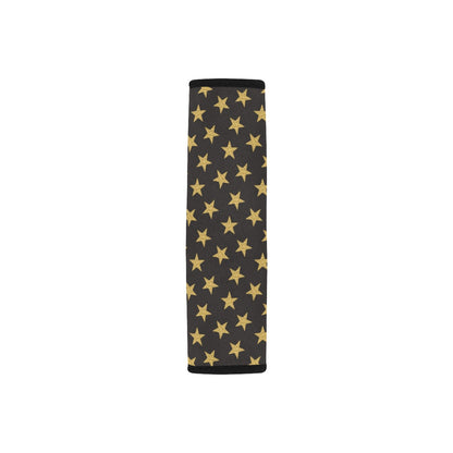 Star Gold Print Design LKS302 Car Seat Belt Cover