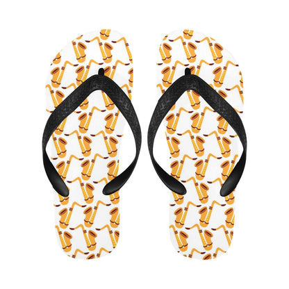 Saxophone Print Design LKS404 Flip Flops