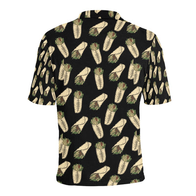 Burrito Print Design LKS303 Men Polo Shirt