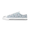 Sakura Bird Print Design LKS304 Women's White Low Top Shoes