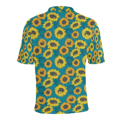 Sunflower Print Design LKS301 Men Polo Shirt