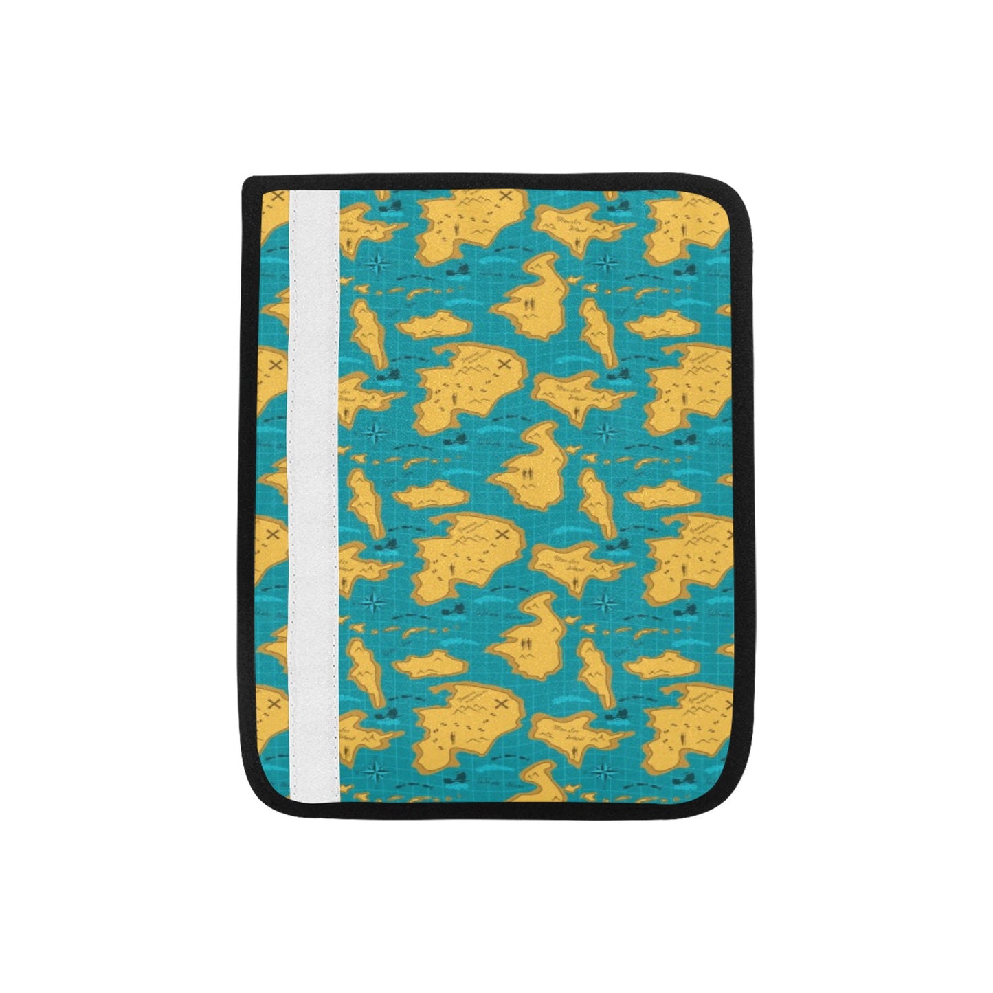 World Map Print Design LKS301 Car Seat Belt Cover