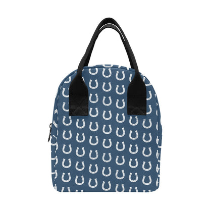 Horseshoe Print Design LKS301 Insulated Lunch Bag