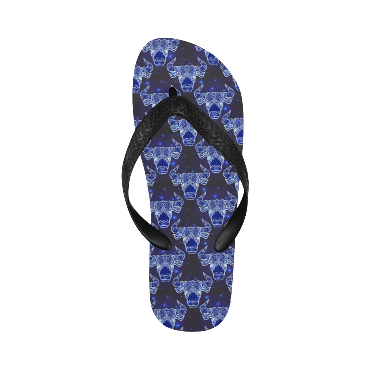 Taurus Print Design LKS302 Flip Flops