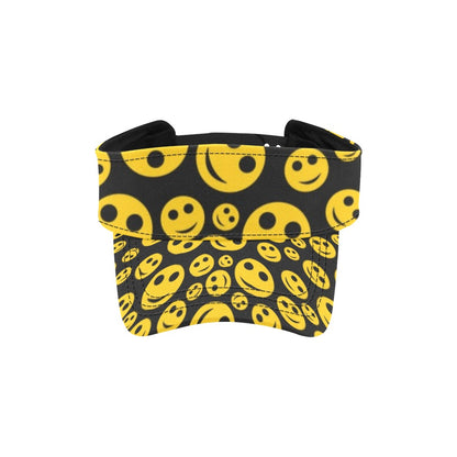 Smiley Face Emoji Print Design LKS304 Unisex Sun Visor