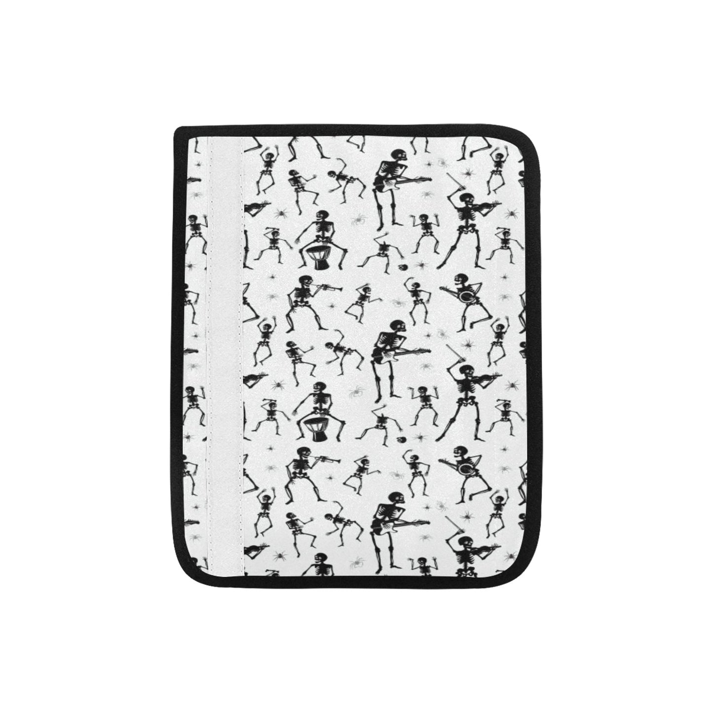 Skeleton Music Player Print Design LKS303 Car Seat Belt Cover