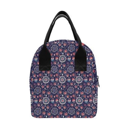 Suzani Print Design LKS305 Insulated Lunch Bag