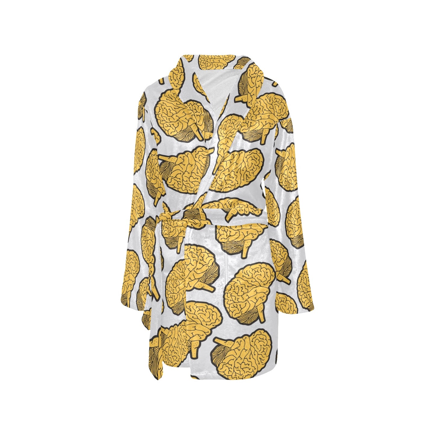 Psychology Pattern Print Design A01 Women's Fleece Robe