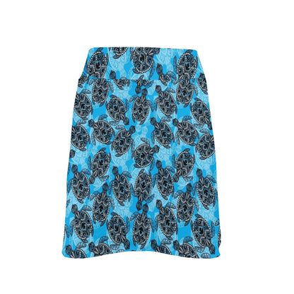 Tribal Pattern Print Design LKS307 17" Golf & Pickleball Skort with Pockets