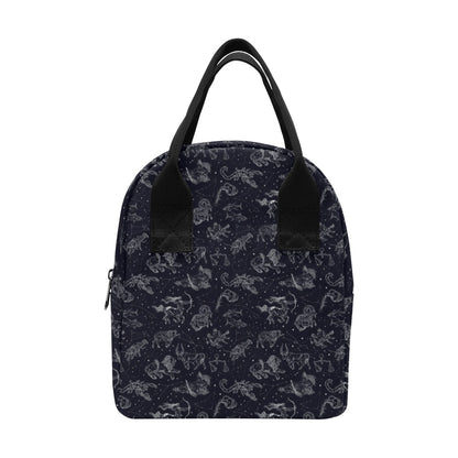 Zodiac Print Design LKS304 Insulated Lunch Bag