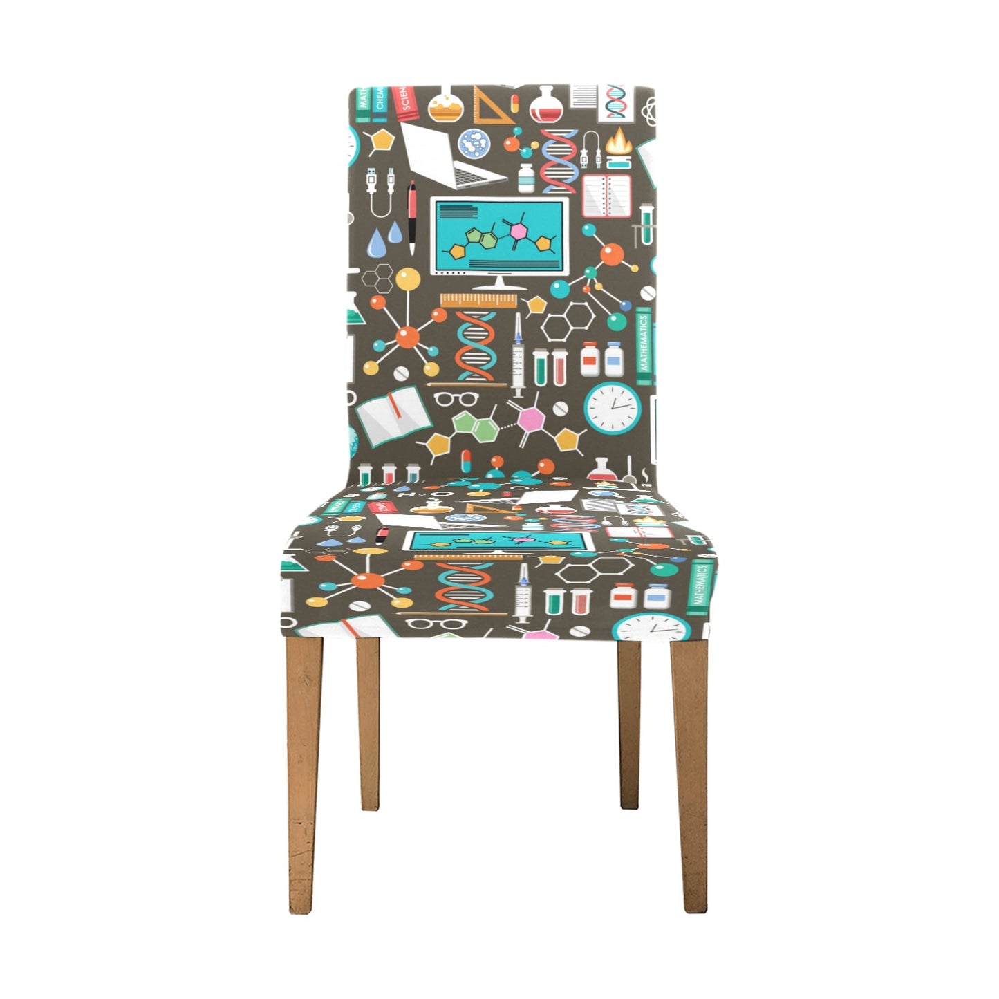 Science Print Design LKS303 Dining Chair Slipcover