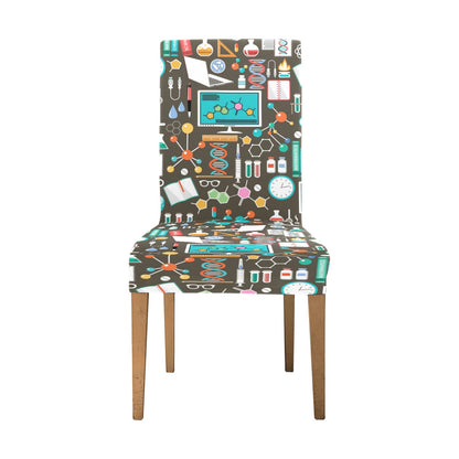 Science Print Design LKS303 Dining Chair Slipcover