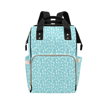 Sweet Pea Print Design LKS302 Diaper Bag Backpack