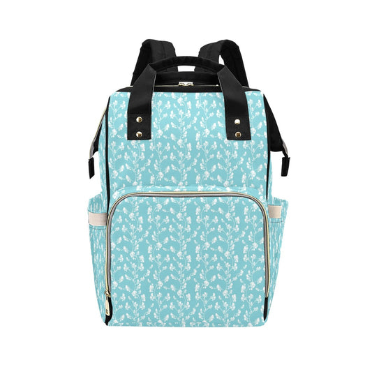 Sweet Pea Print Design LKS302 Diaper Bag Backpack