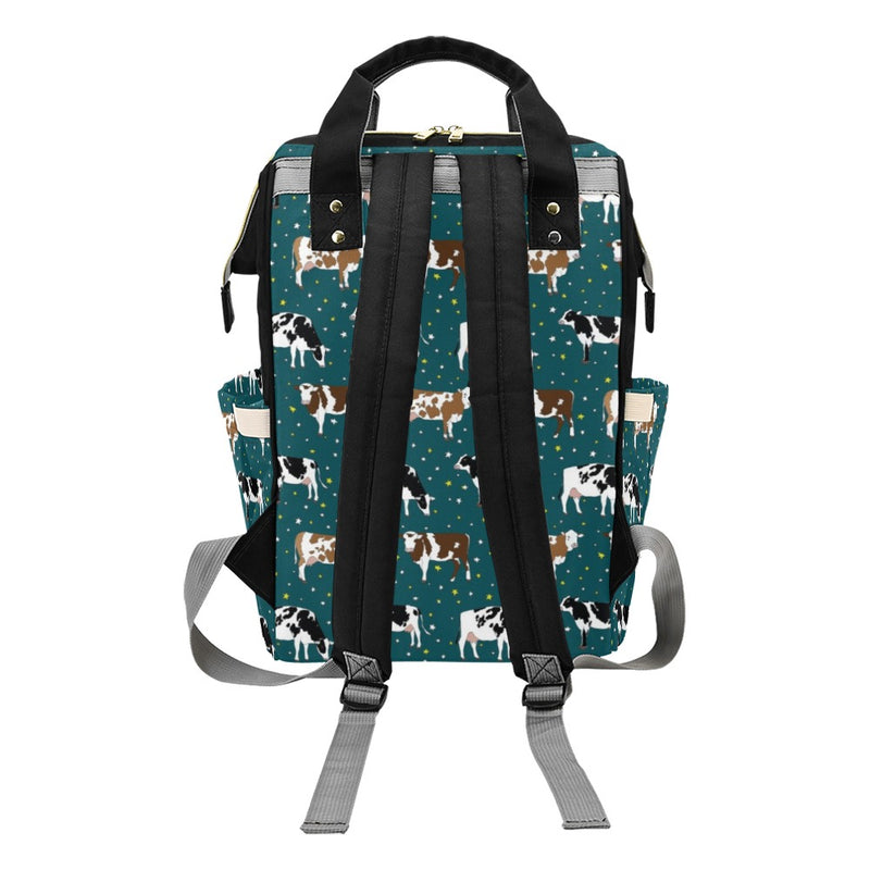 Cattle Print Design LKS404 Diaper Bag Backpack