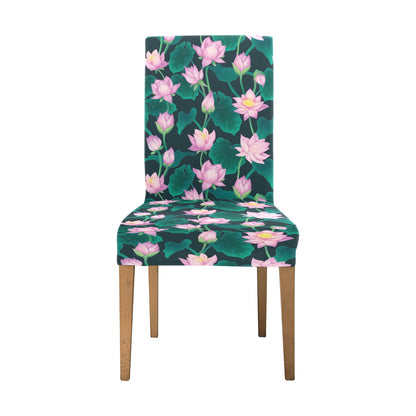 Water Lily Print Design LKS302 Dining Chair Slipcover