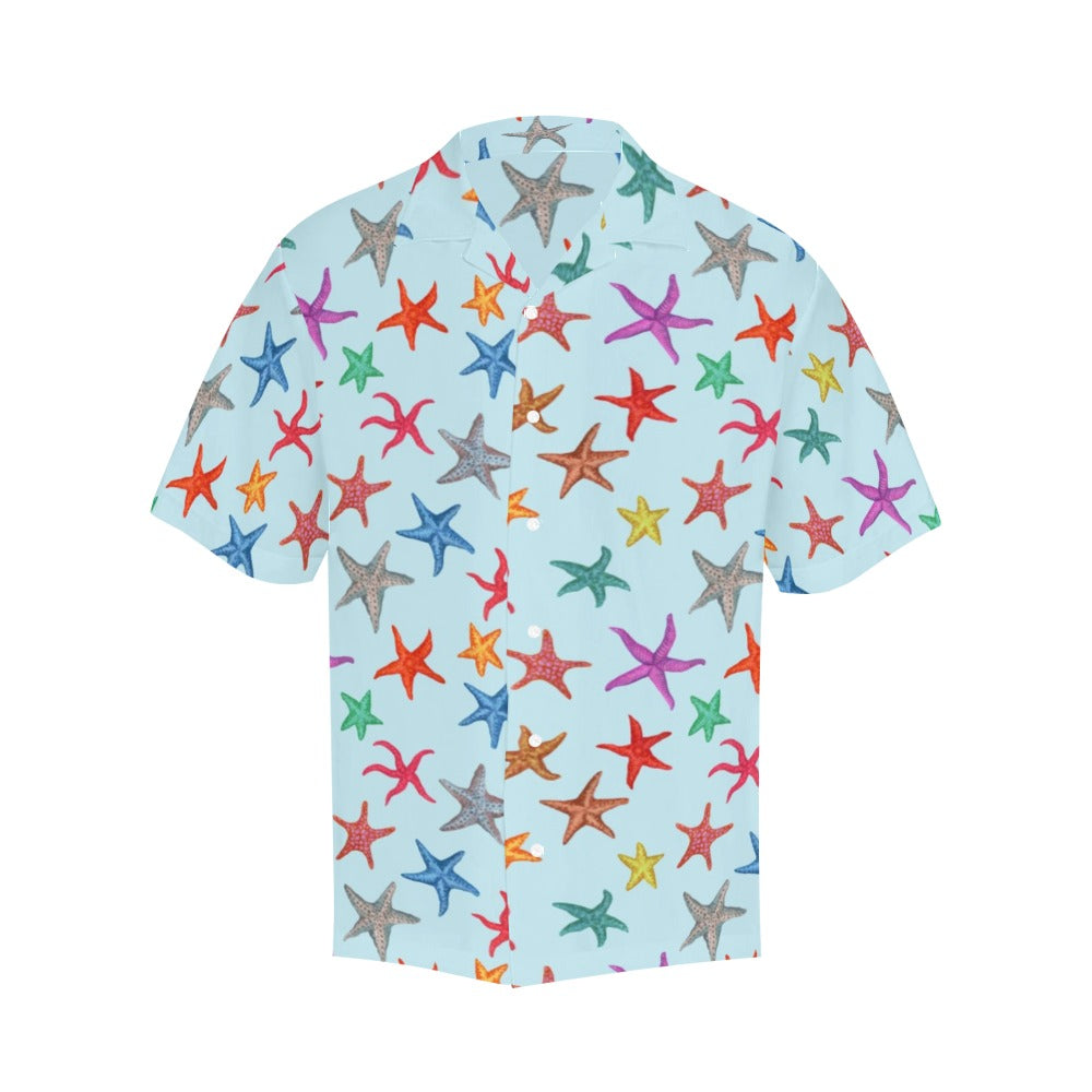 Starfish Print Design LKS402 Men's Men's Hawaiian Shirt